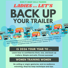 Load image into Gallery viewer, Back Up Hitch & Tow Trailers - In Person Women's Clinic š»