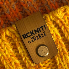 Load image into Gallery viewer, Knit Slouchy or Cuffed Beanie - Warm Hat - Orange Shades