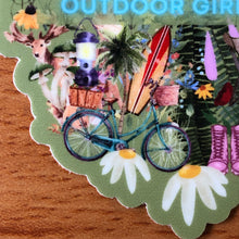 Load image into Gallery viewer, Outdoor Girls Unite - Nature & Gear - Waterproof Vinyl Sticker