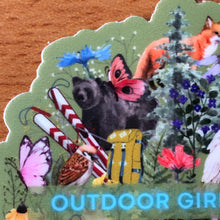Load image into Gallery viewer, Outdoor Girls Unite - Nature & Gear - Waterproof Vinyl Sticker