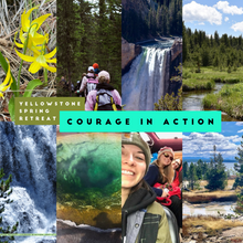 Load image into Gallery viewer, Yellowstone ‘Courage In Action’ 🌼 ♨️ 🥾 Hiking, Wildlife & Hot Springs Retreat