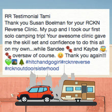 Load image into Gallery viewer, Trailer Back Up + Hitch + Tow - Women's Clinic - RCKN Reverse