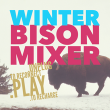 Load image into Gallery viewer, Yellowstone Snowshoe Winter Retreat - 2026 Bison Mixer - Montana Women's Adventure