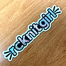 Load image into Gallery viewer, RCKN IT Girl - Glitter Vinyl Sticker
