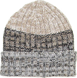 Knit Slouchy or Cuffed Beanie - Warm Hat - Gray Shades