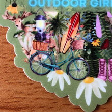 Load image into Gallery viewer, Outdoor Girls Unite - Nature &amp; Gear - Waterproof Vinyl Sticker
