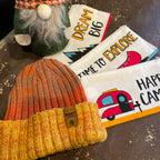 Stylish FALL Knit Beanie - Slouchy or Cuffed