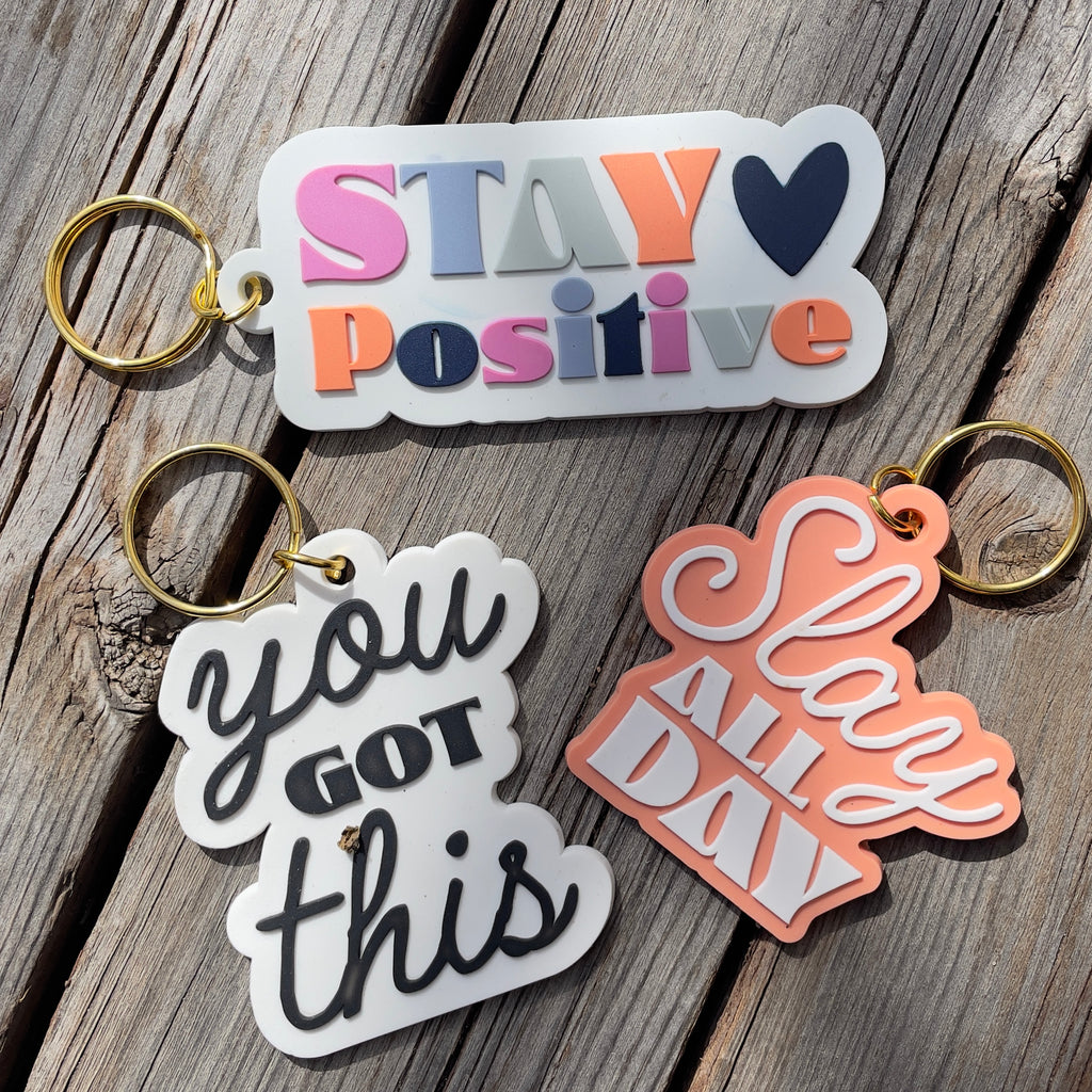 "Shout It' Keychain - Lightweight - Gifts For Women
