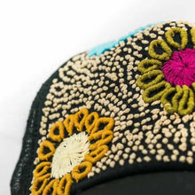 Load image into Gallery viewer, Colorful Spring Trucker Hat - Embroidered Wildflowers - Baseball Cap
