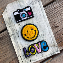 Load image into Gallery viewer, Patch Culture | Camera - Smiley - Love
