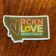 Load image into Gallery viewer, RCKN Love Montana - Waterproof Vinyl Sticker - Colorful
