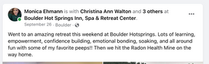 Adventureful Life 2023 - Soul Firestorm - Montana Women's Retreat - Boulder Hot Springs